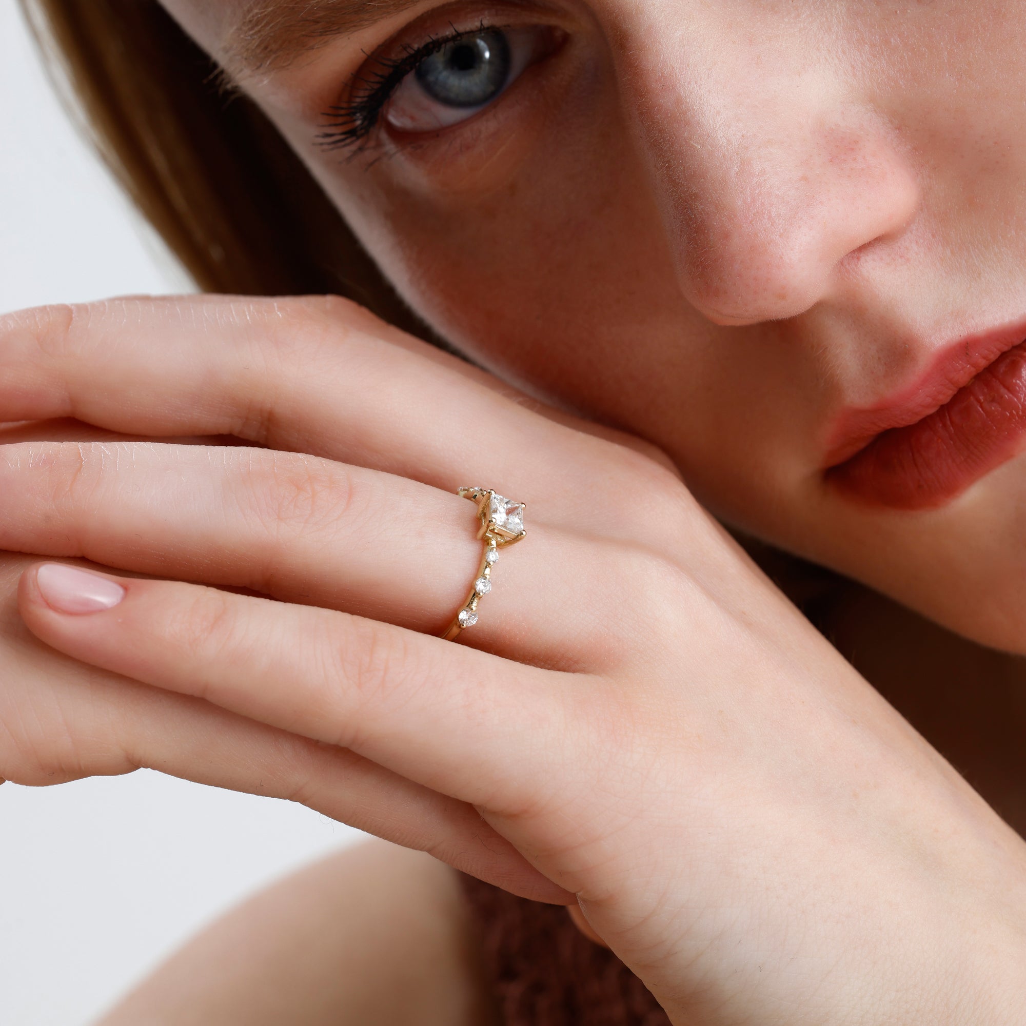 Princess Cut Lab Grown Diamond Ring – Zivar