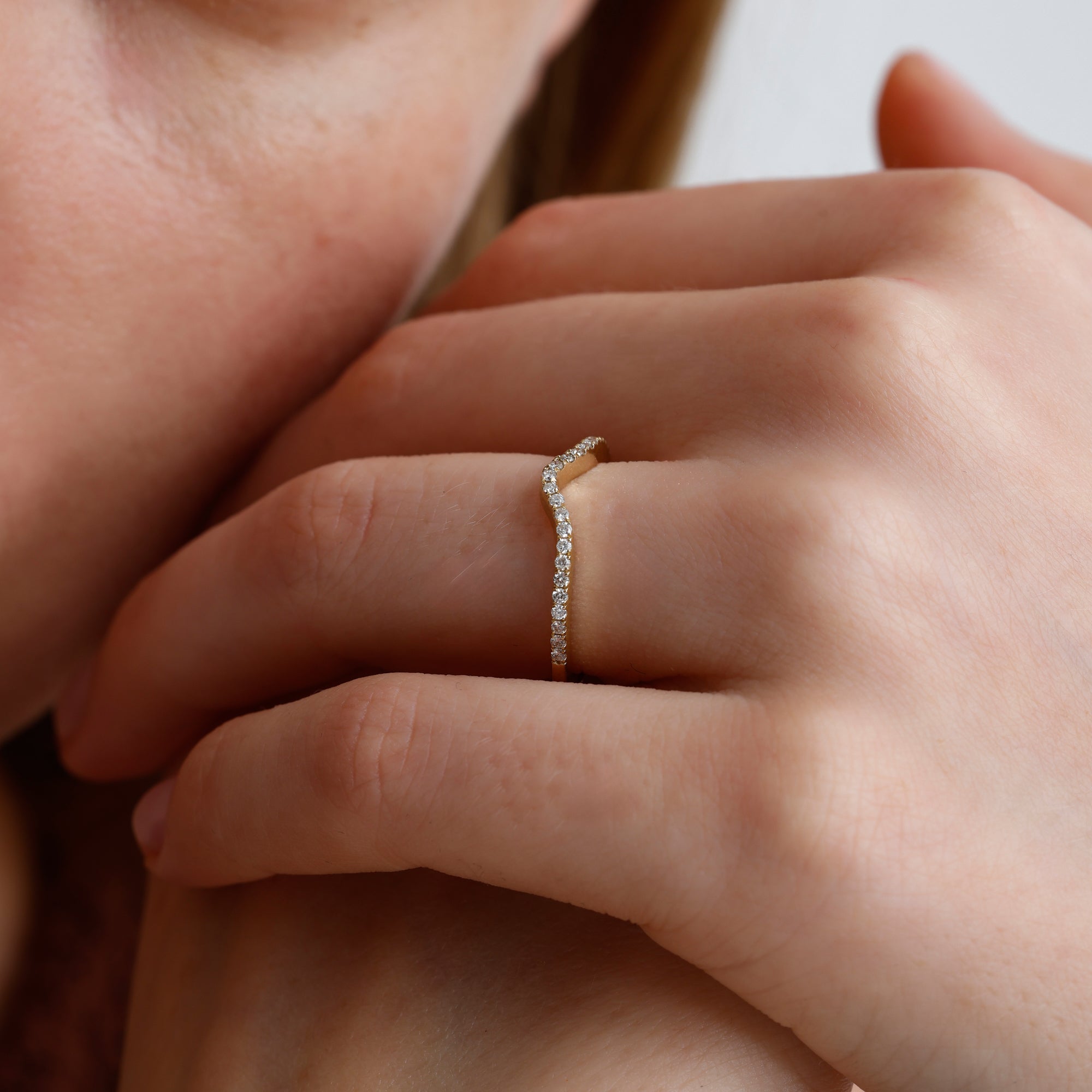 Lab Grown Diamond Nesting Band – Rynel