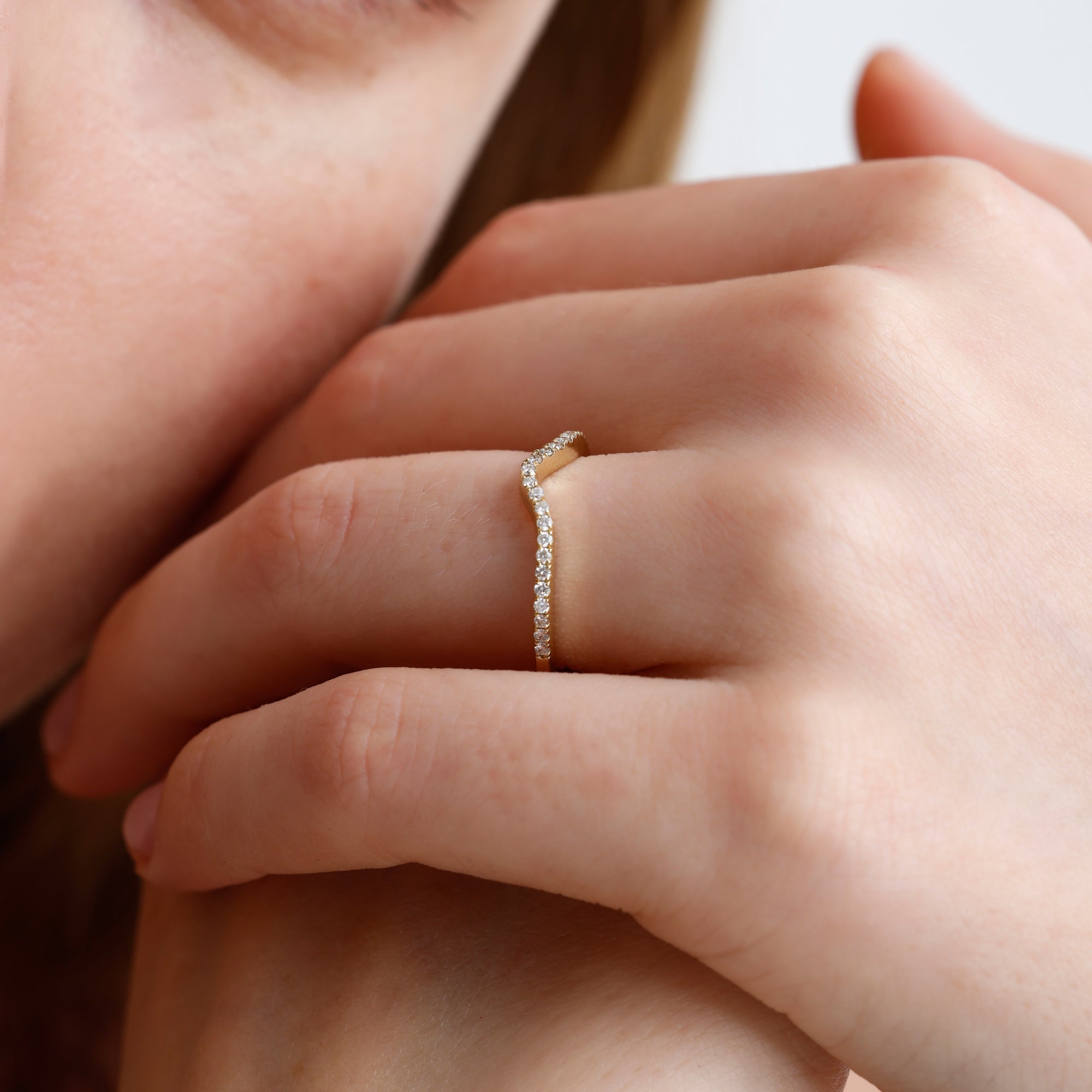 Lab Grown Diamond Nesting Band – Rynel