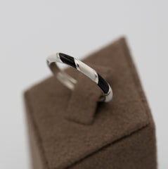 14K Gold Multicolor Enamel Rings for Woman/ Gold Enamel Colored Stack Rings/ Colourful Enamel Band/ Birthday Gifts/ The Mom/ Gift for Her