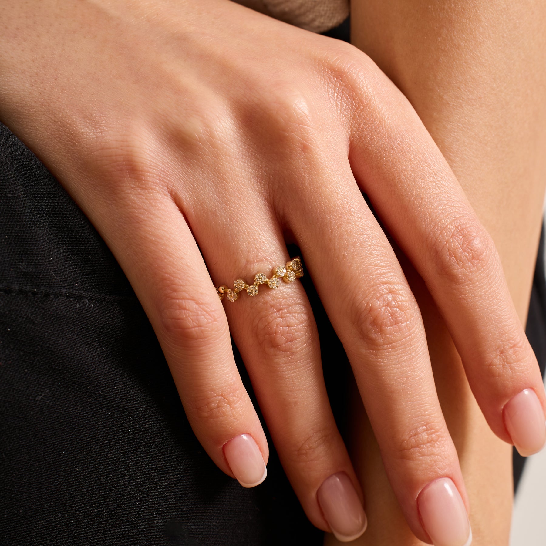 14 Ayar Katı Altın Pırlanta Yüzük – Meliora 