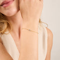 14K Gold Mini Diamond Evil Eye Chain Bracelet – Ivy