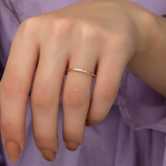 14K Gold Diamond Trio Ring – Arlisse