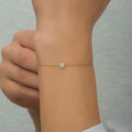 14K Gold Diamond Flower Bracelet – Bloom