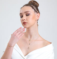 14K Gold Diamond Flower Necklace – Florayne