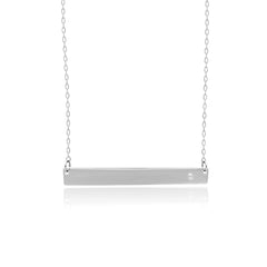 14 Ayar Altın Pırlanta Geniş Baş Harfli Kolye – Amblem 