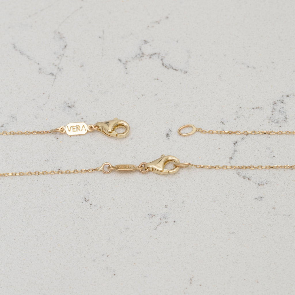 14K Gold Diamond Halo Bracelet — Liora