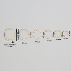 14 Ayar Altın Pembe Safir Halka Küpe – Rosara 