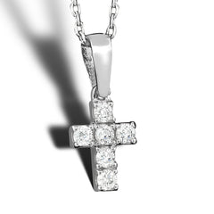 14K Gold Diamond Cross Necklace – Caedyn