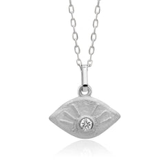 14K Gold Diamond Eye Charm Necklace – Relic