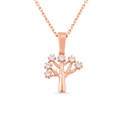14K Gold Diamond Tree Necklace – Arbor