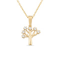 14K Gold Diamond Tree Necklace – Arbor
