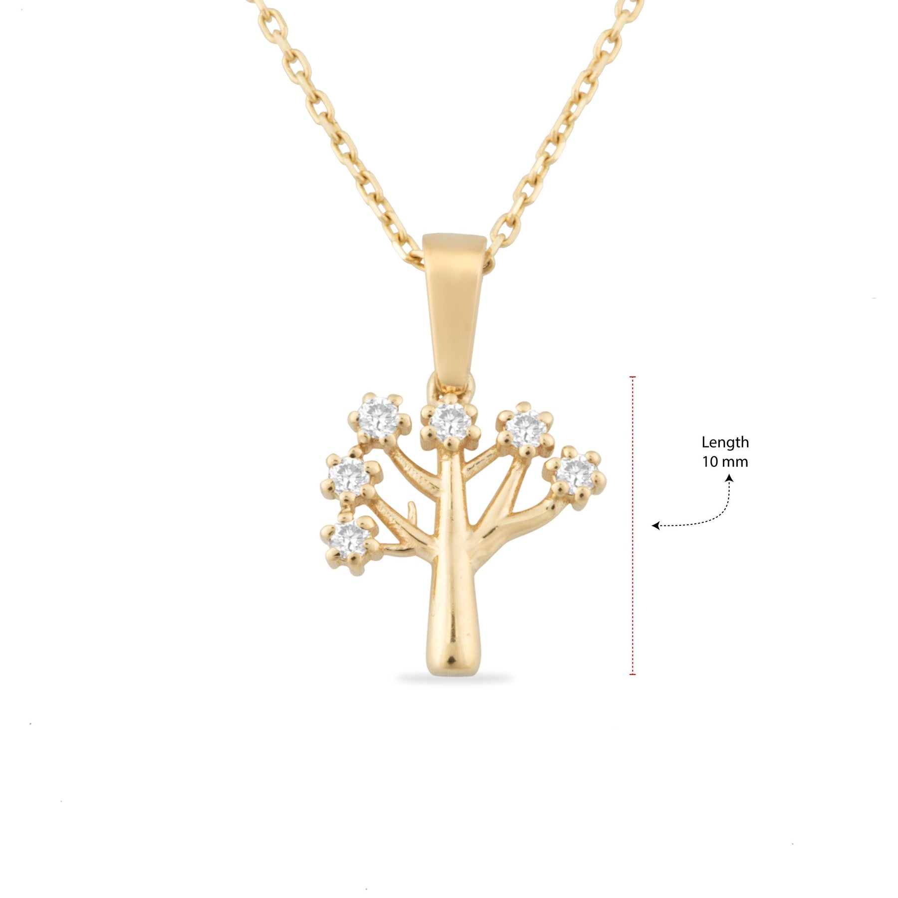 14K Gold Diamond Tree Necklace – Arbor