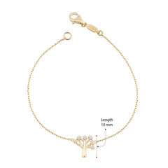 14K Gold Diamond Tree Bracelet – Arbor