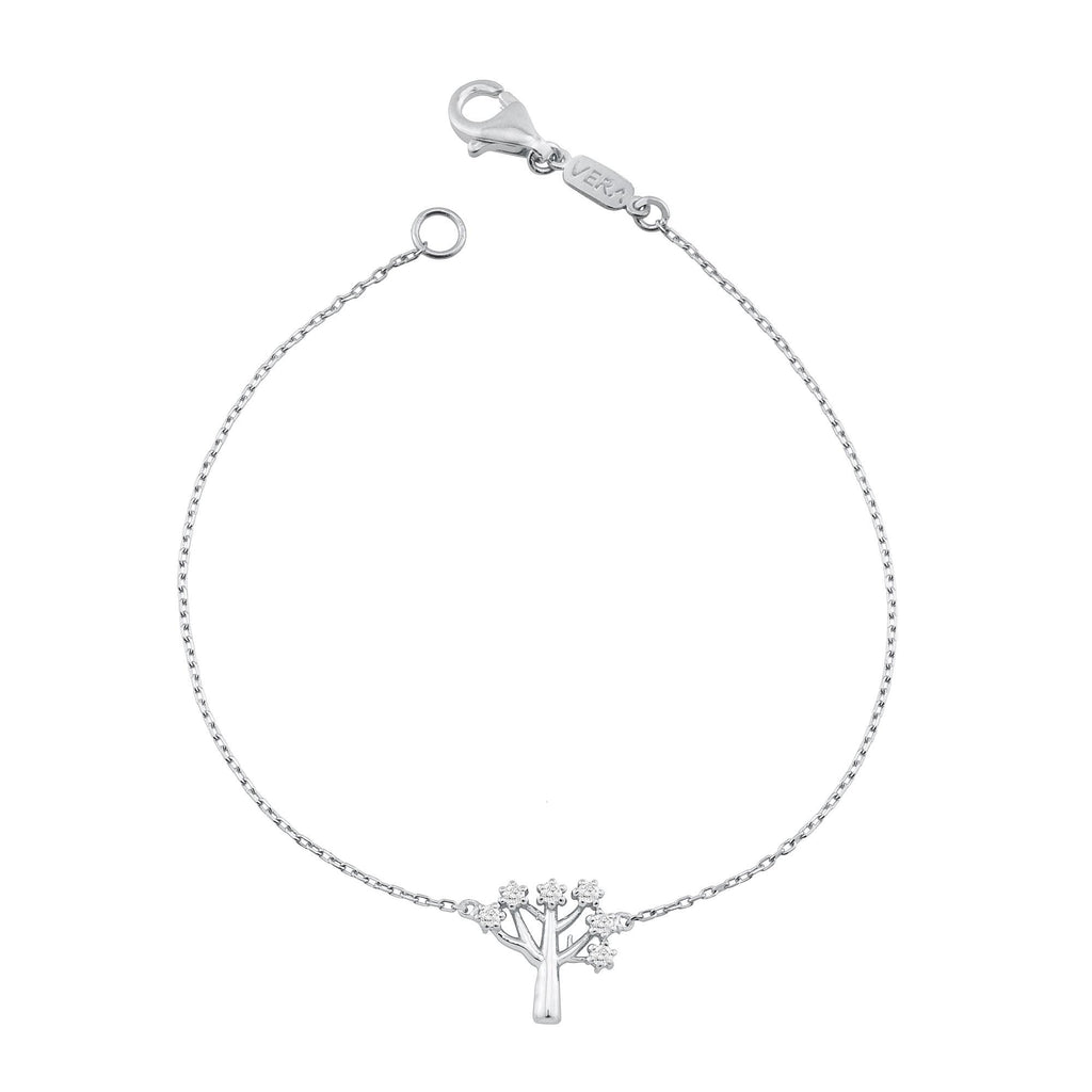 14K Gold Diamond Tree Bracelet – Arbor