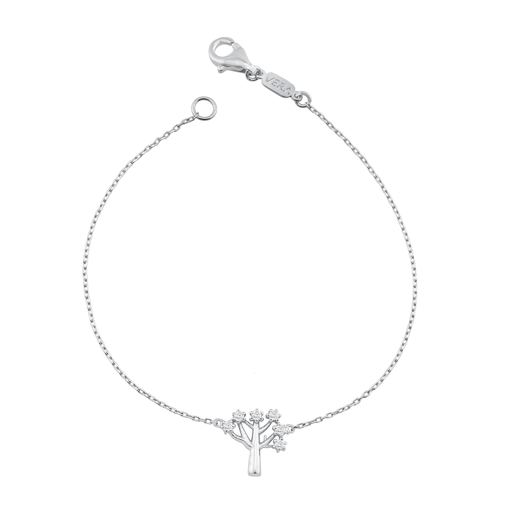 14K Gold Diamond Tree Bracelet – Arbor