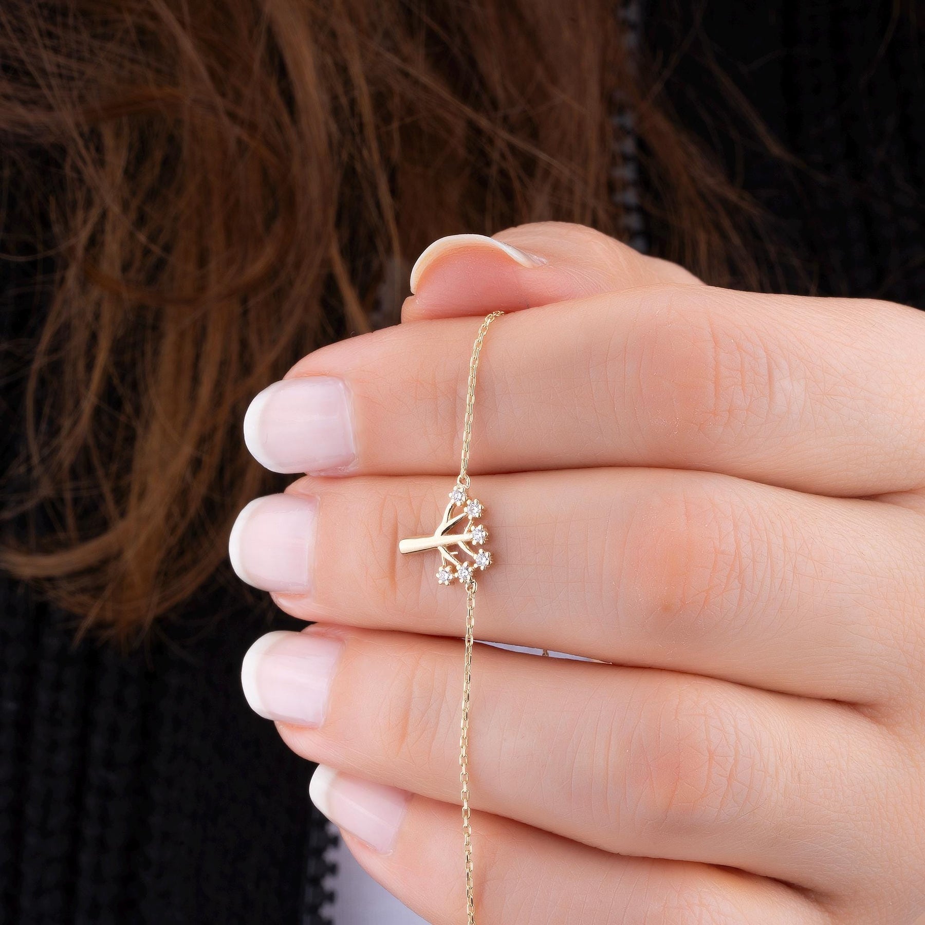 14K Gold Diamond Tree Bracelet – Arbor