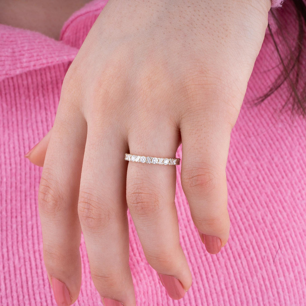 14K Gold Diamond Eternity Ring – Corvyn