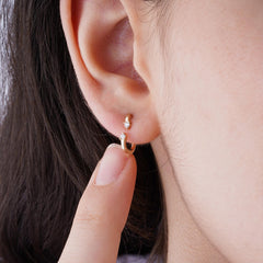 14K Gold Diamond Ear Jacket Earrings – Aerelle