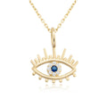 14K Gold Diamond Evil Eye Necklace – Guardian