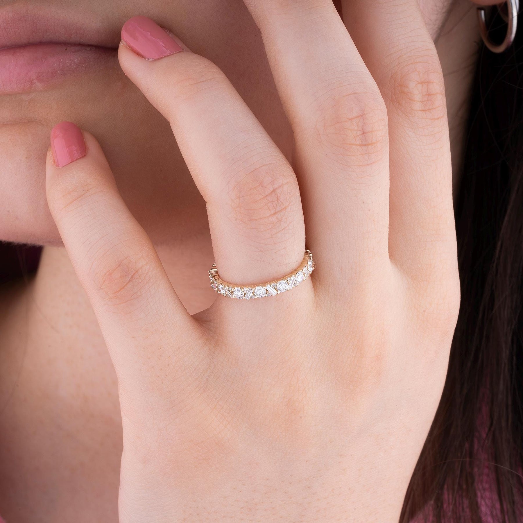 14K Gold Diamond Eternity Ring – Corvyn