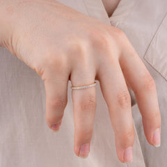 14K Gold Diamond Eternity Ring – Elvane