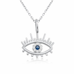 14K Gold Diamond Evil Eye Necklace – Guardian