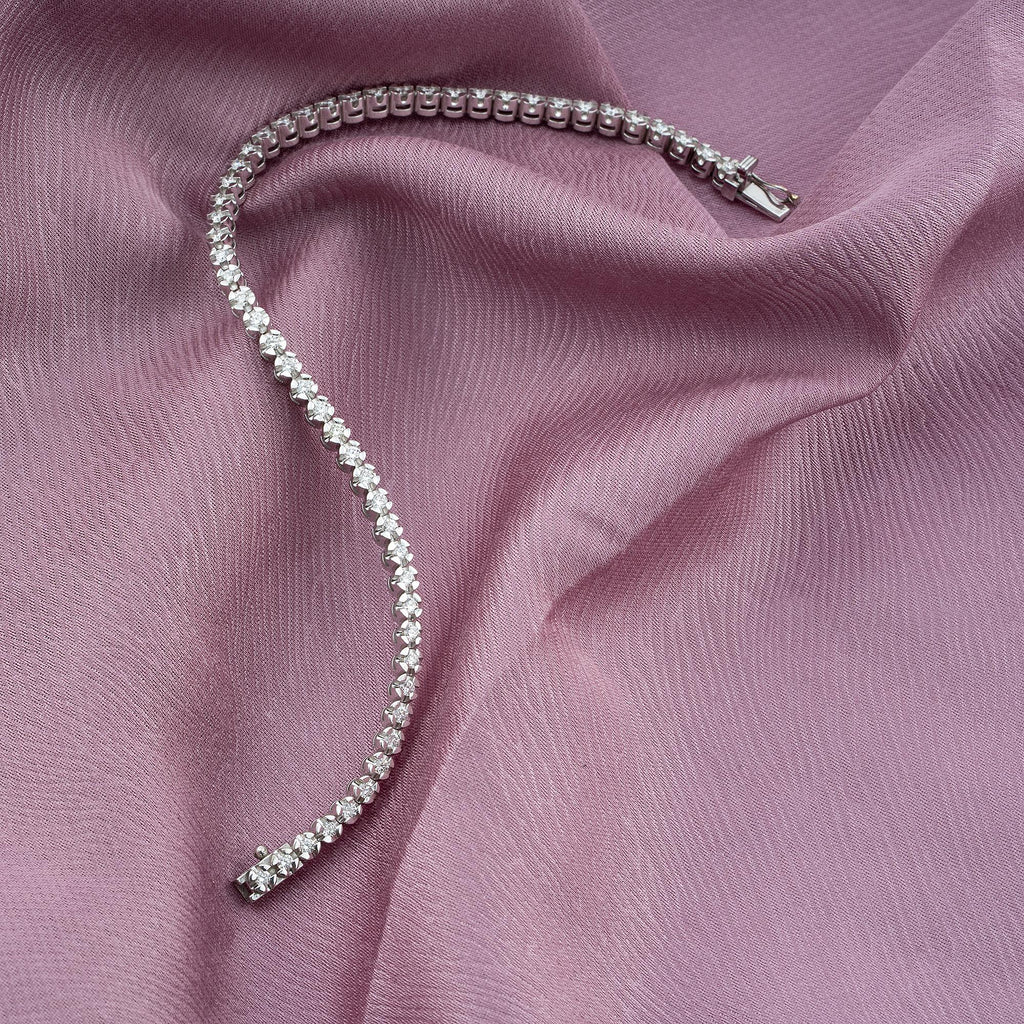 14K Gold Diamond Tennis Bracelet – Caldara