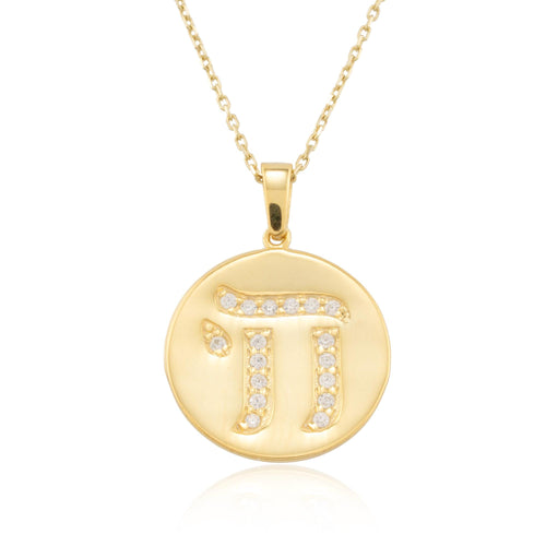 14K Gold Diamond Chai Medallion Necklace – Lumina