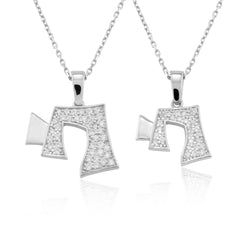 14K Gold Diamond Chai Necklace – Vivere