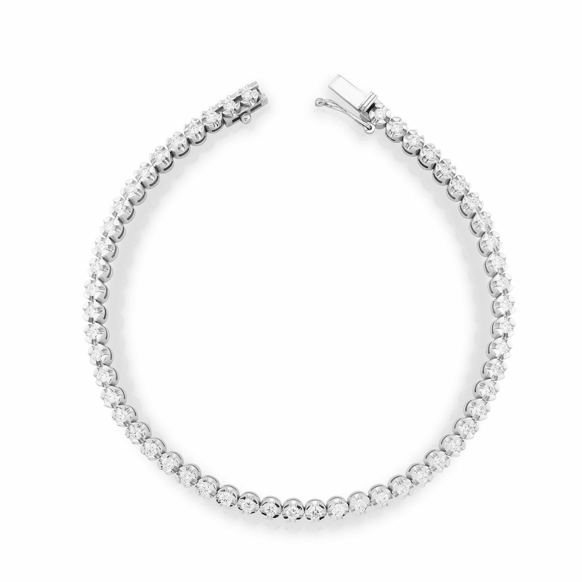 14K Gold Diamond Tennis Bracelet for Women / Classic Diamond Bracelet / Elegant Fine Jewelry Gift / Gold Tennis Bracelet / Gift for Her