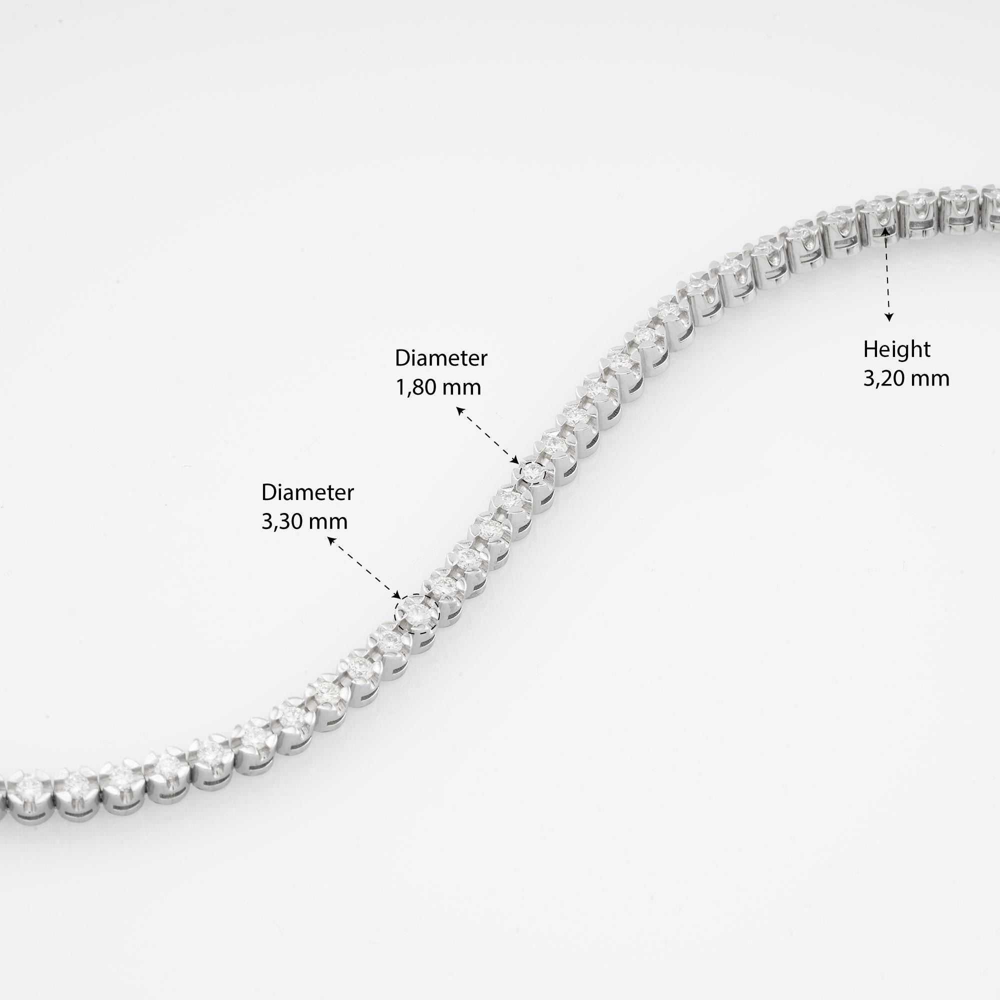 14K Gold Diamond Tennis Bracelet – Caldara