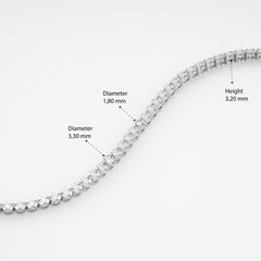 14K Gold Diamond Tennis Bracelet for Women / Classic Diamond Bracelet / Elegant Fine Jewelry Gift / Gold Tennis Bracelet / Gift for Her