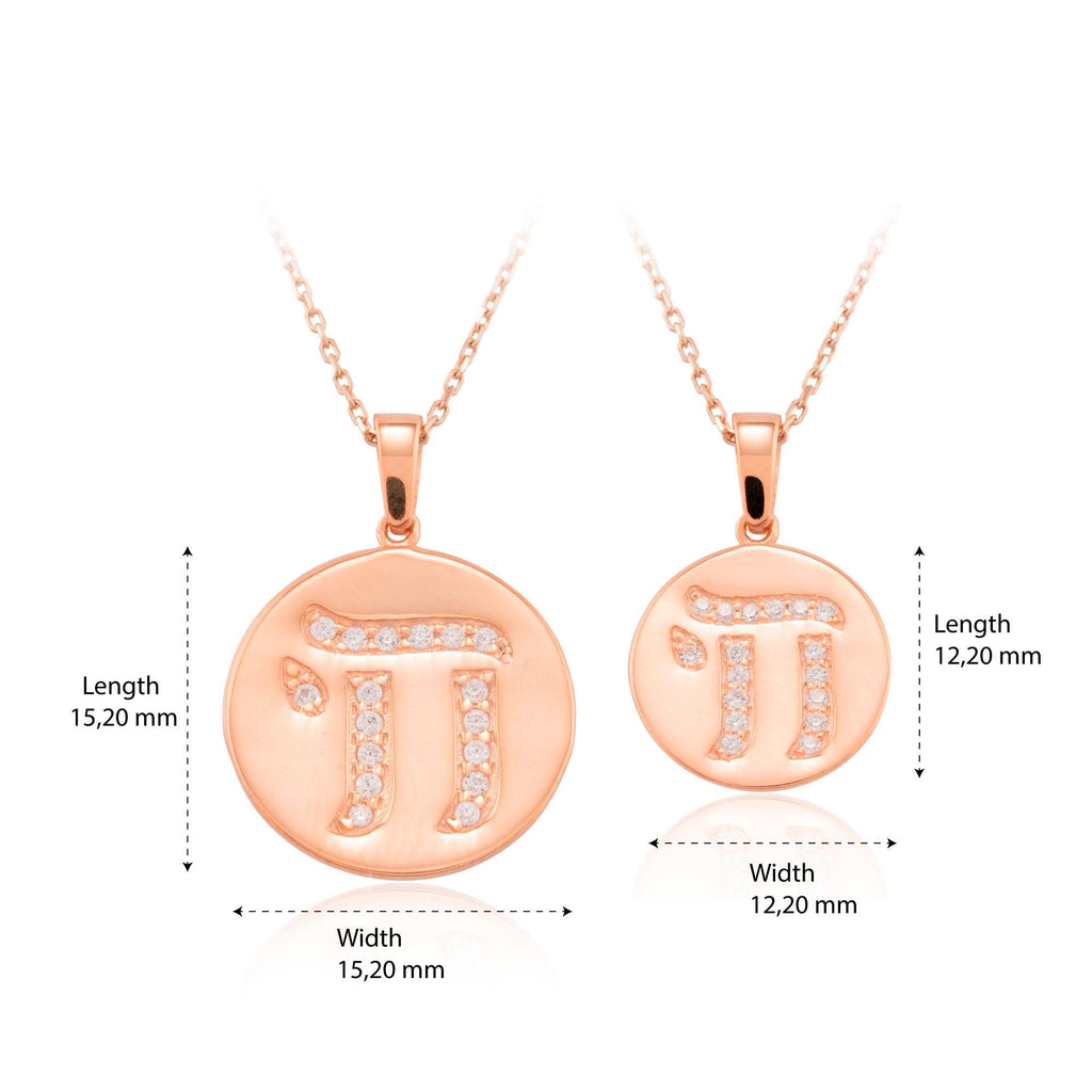 14K Gold Diamond Chai Medallion Necklace – Lumina