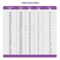 14K Gold Diamond Lilac Enamel Ring – Prisme