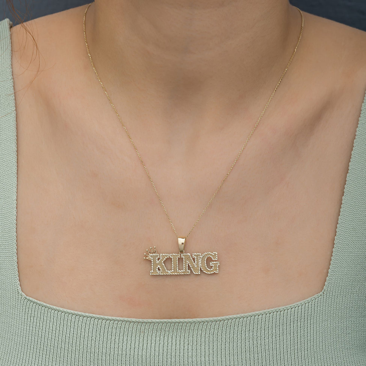 14K Solid Gold Name Necklace