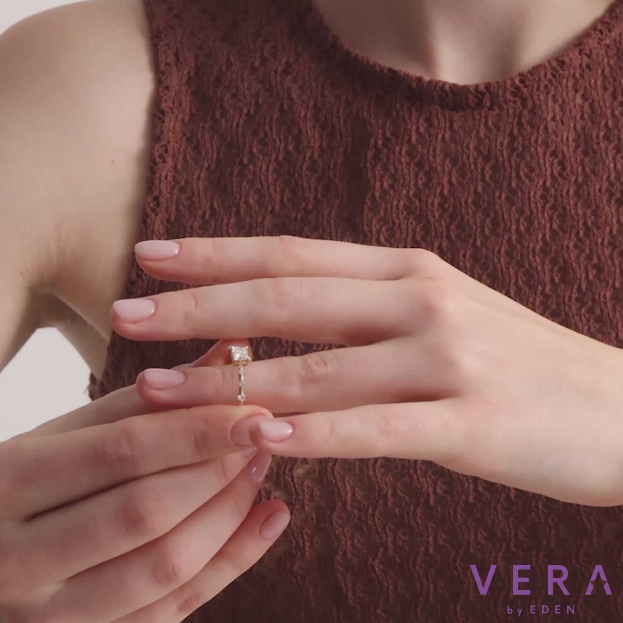 Princess Cut Lab Grown Diamond Ring – Zivar