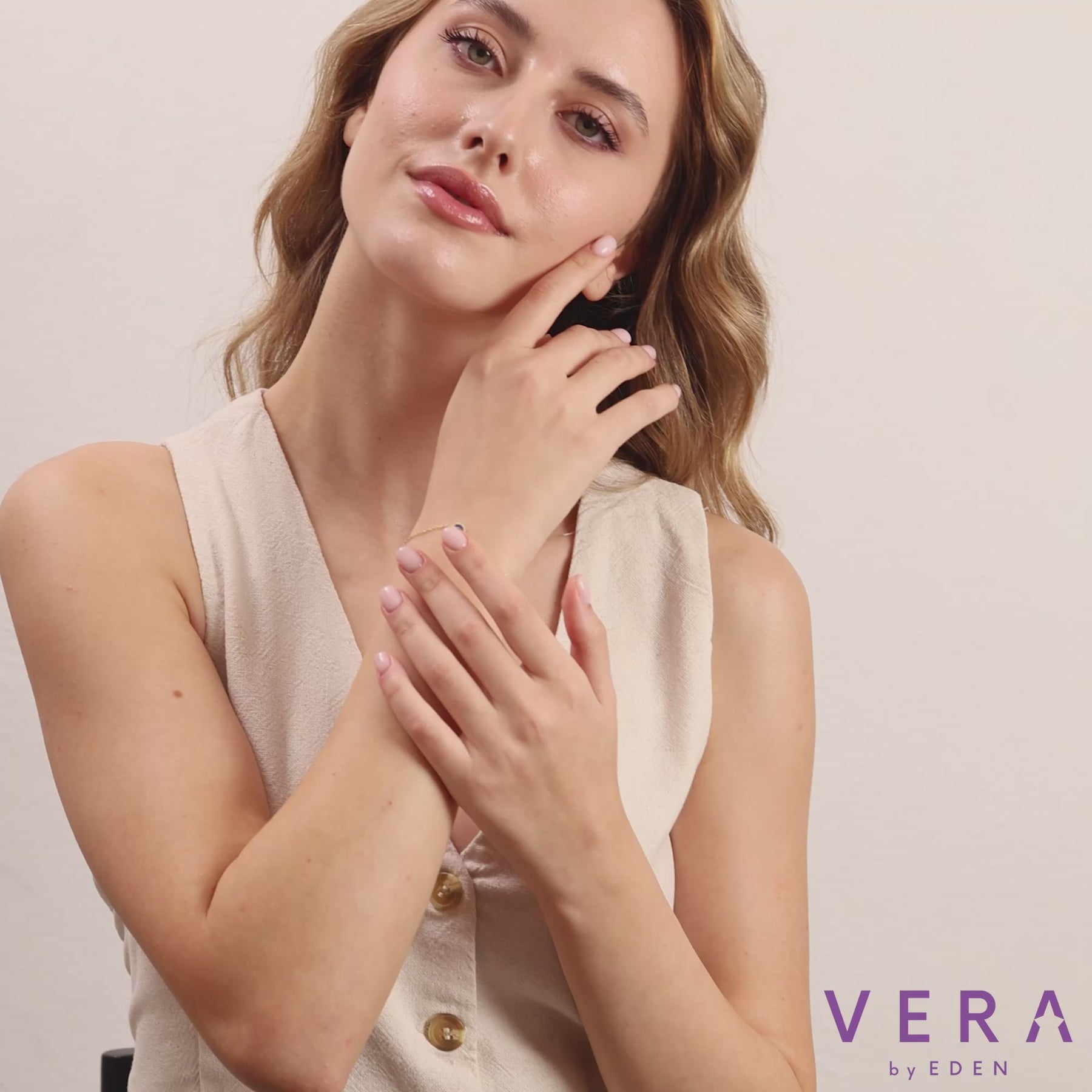 14K Gold Diamond Evil Eye Chain Bracelet – Ayla