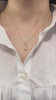 14K Gold Pearl Diamond Pendant – Elegant Necklace for Her
