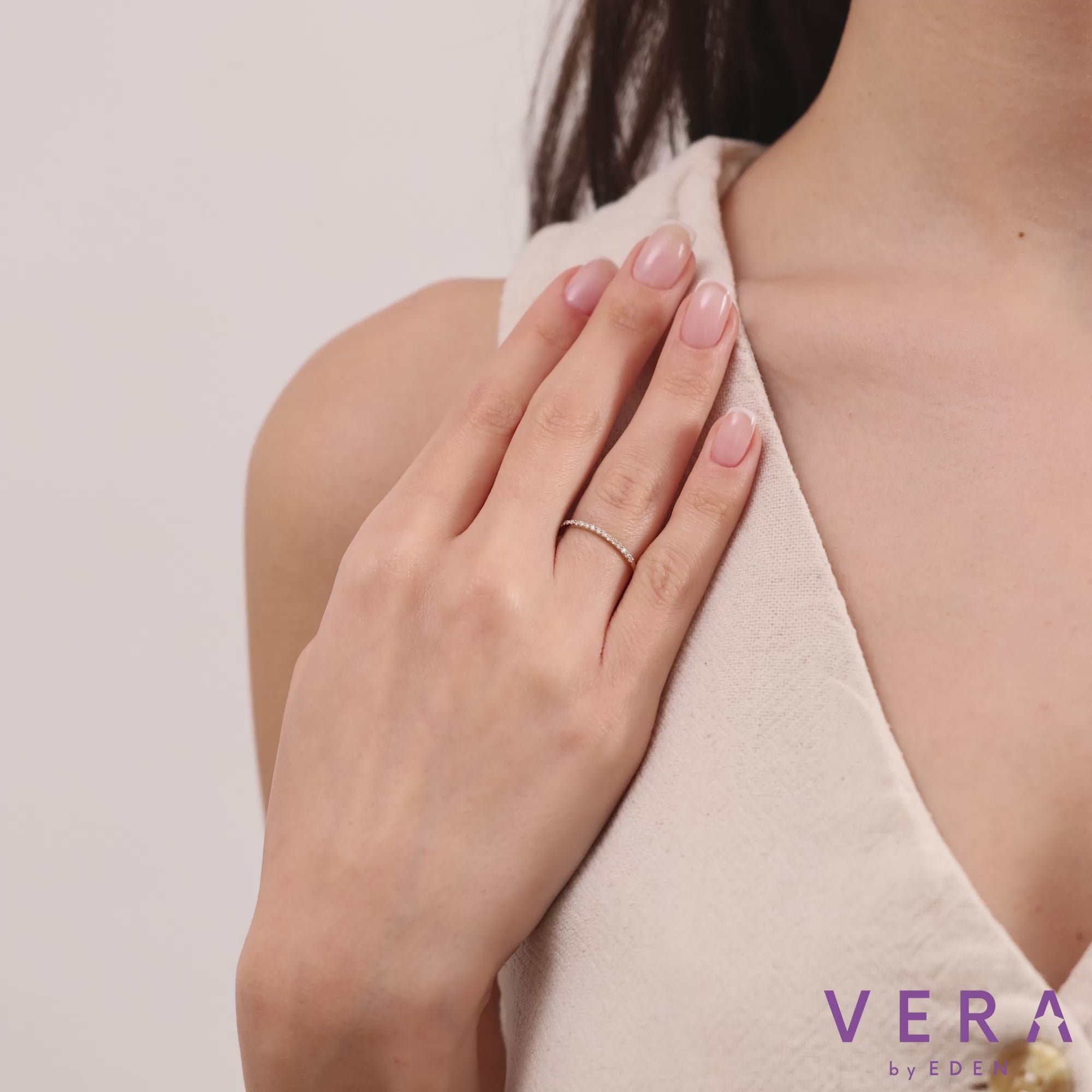 14K Gold 1.40 MM Round Diamond Half Eternity Band – Mirvane