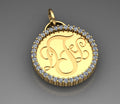 Custom Order for Courtney - Monogram Pendant