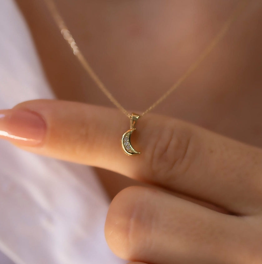 Moon necklace
